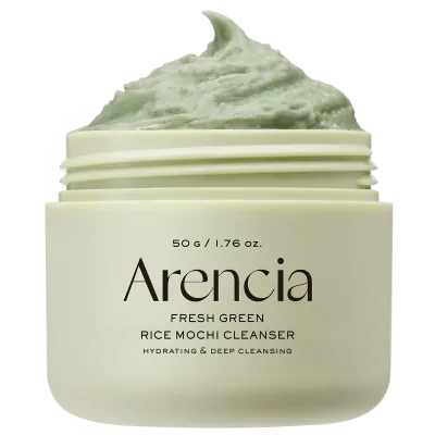 Arencia Fresh Green Rice Mochi Cleanser 120g – Καθαριστικό Προσώπου με Ρύζι & Πράσινο Τσάι