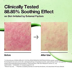 ANUA Azelaic Acid 10 Hyaluron Redness Soothing Pads για ερυθρότητα και ατέλειες - glowfit.gr