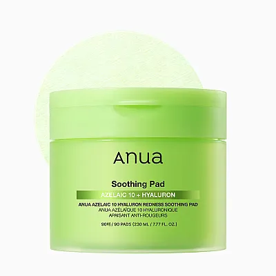 Anua Azelaic Acid 10 Hyaluron Redness Soothing Pads 
