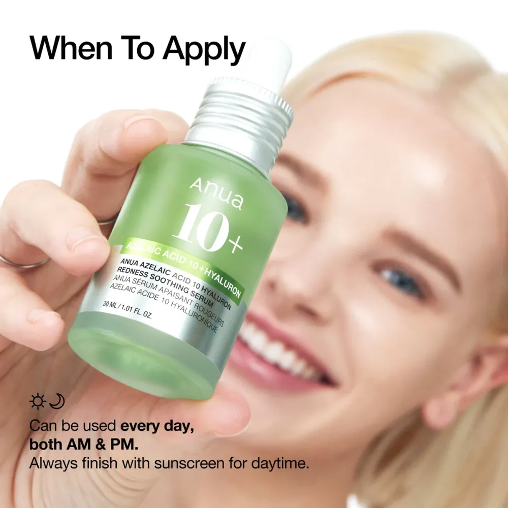 Azelaic Acid 10 Hyaluron Redness Soothing Serum 30ml Azelaic Acid 10 Hyaluron Redness Soothing Serum 30ml