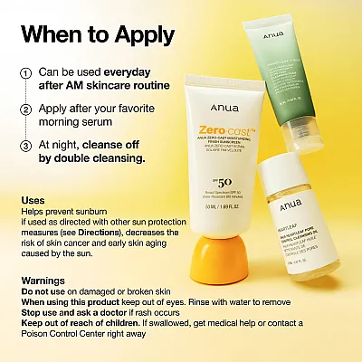 Zero-Cast Moisturizing Finish Sunscreen 50ml