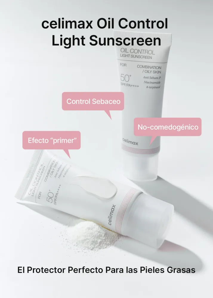 Celimax Oil Control Light Sunscreen SPF50+ 40ml -  Αντηλιακό για Λιπαρή & Μικτή Επιδερμίδα - Anua - glowfit.gr