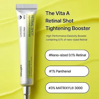 Celimax The Vita-A Retinal Shot Tightening Booster 15ml – Ρετινάλη για Ρυτίδες & Πόρους
