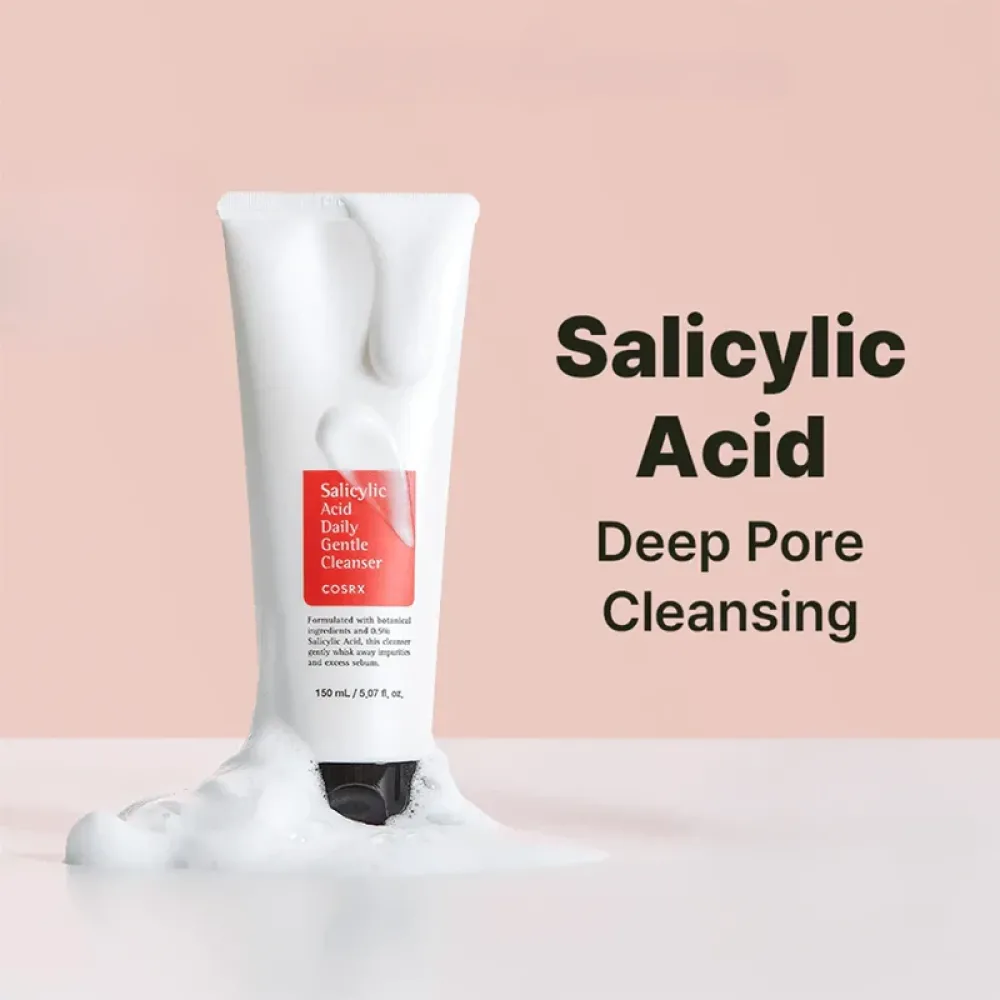 COSRX Salicylic Acid Daily Gentle Cleanser 150ml – Καθαριστικό για Ακμή & Λιπαρό Δέρμα - CosrX - glowfit.gr