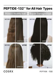 COSRX Peptide-132 Ultra Perfect Hair Bonding Shampoo 200ml  – Επανορθωτικό σαμπουάν για φθαρμένα και ταλαιπωρημένα μαλλιά 