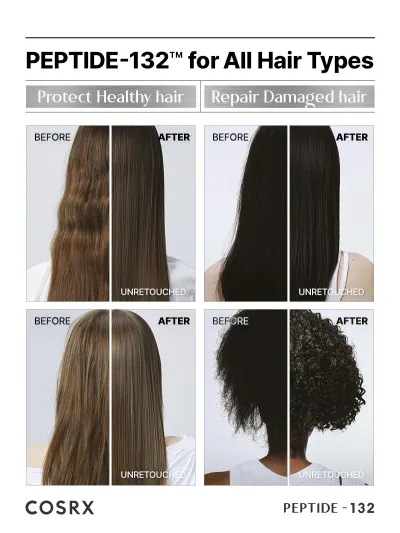 COSRX Peptide-132 Ultra Perfect Hair Bonding Shampoo 200ml – Επανορθωτικό σαμπουάν για φθαρμένα και ταλαιπωρημένα μαλλιά COSRX Peptide-132 Ultra Perfect Hair Bonding Shampoo 200ml – Επανορθωτικό σαμπουάν για φθαρμένα και ταλαιπωρημένα μαλλιά