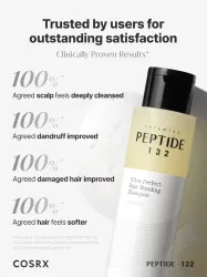 COSRX Peptide-132 Ultra Perfect Hair Bonding Shampoo 200ml  – Επανορθωτικό σαμπουάν για φθαρμένα και ταλαιπωρημένα μαλλιά 