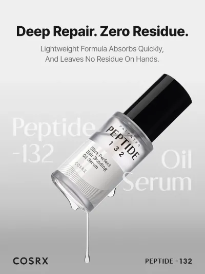 Peptide-132™ Hair Bonding Oil Serum 28ml – Επανορθωτικό λάδι μαλλιών με πεπτίδια & φυτικά έλαια