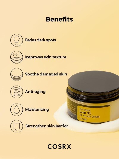 Advanced Snail 92 All In One Cream 50/100gr Advanced Snail 92 All In One Cream 50/100gr