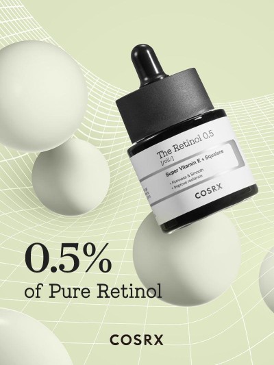 Cosrx The Retinol 0.5 Oil – Έλαιο με 0.5% Ρετινόλη για Ρυτίδες & Ελαστικότητα 20ml