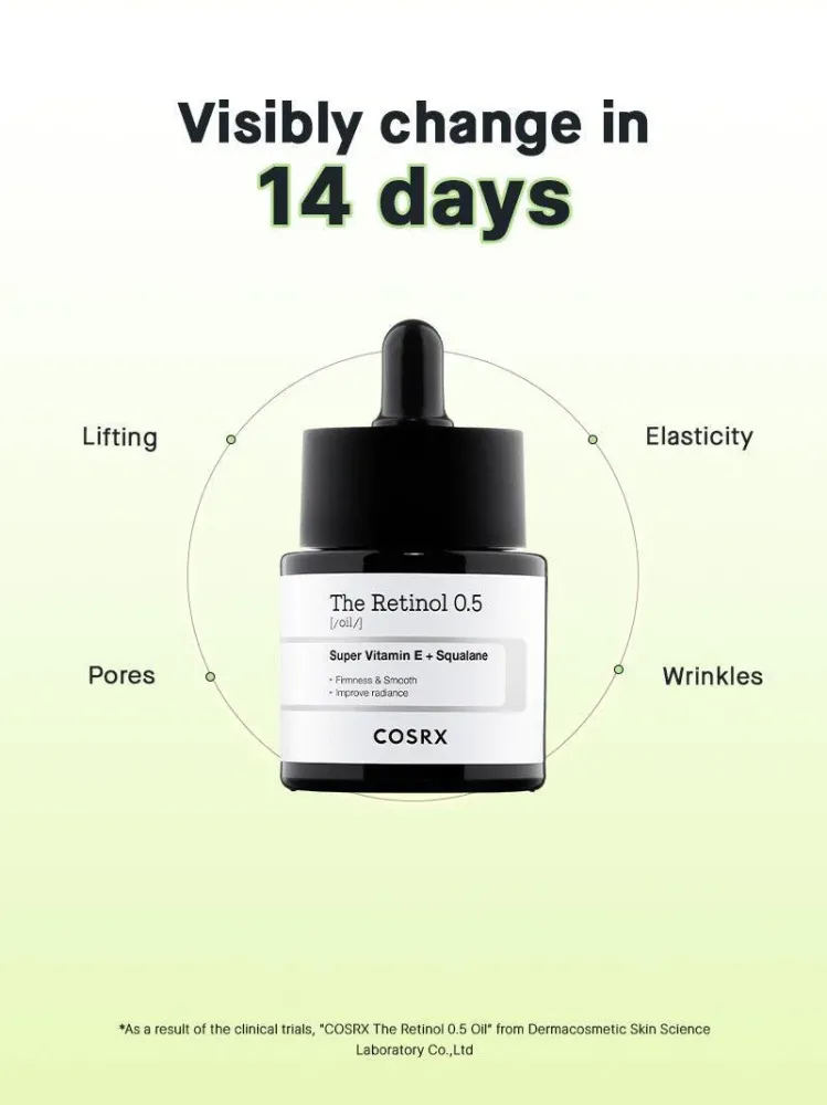 Cosrx The Retinol 0.5 Oil – Έλαιο με 0.5% Ρετινόλη για Ρυτίδες & Ελαστικότητα 20ml