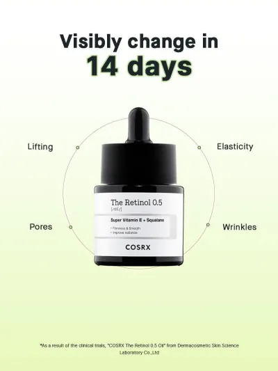 Cosrx The Retinol 0.5 Oil – Έλαιο με 0.5% Ρετινόλη για Ρυτίδες & Ελαστικότητα 20ml Cosrx The Retinol 0.5 Oil – Έλαιο με 0.5% Ρετινόλη για Ρυτίδες & Ελαστικότητα 20ml