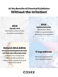 COSRX AHA/BHA Clarifying Treatment Toner 150ml - απολεπιστικό toner με AHA και BHA - glowfit.gr