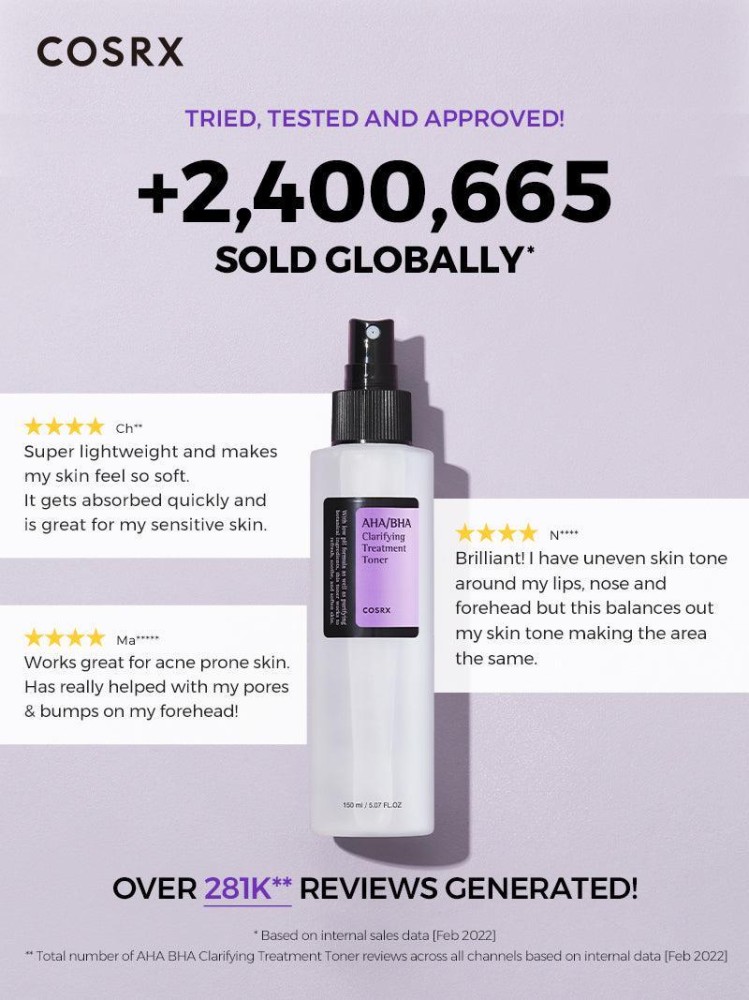 AHA/ BHA Clarifying Treatment Toner 150 ml AHA/ BHA Clarifying Treatment Toner 150 ml