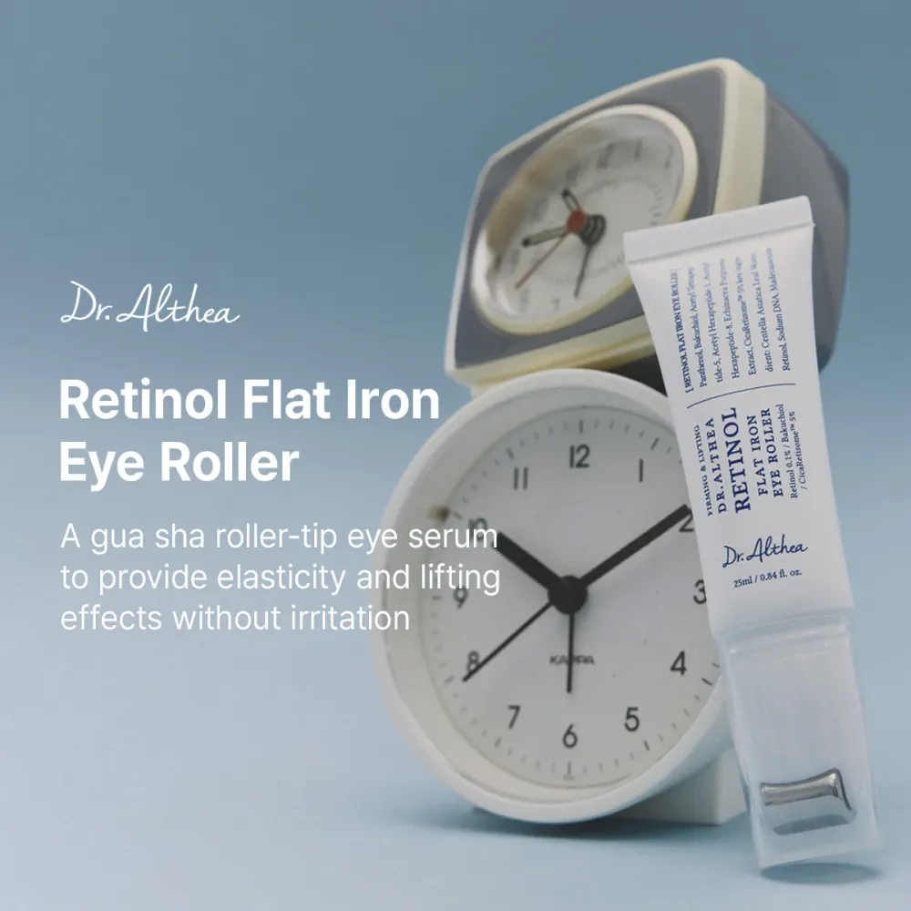 Dr. Althea Retinol Flat Iron Eye Rollern 25ml – Serum Ματιών με Ρετινόλη για Ρυτίδες & Κούραση - Dr. Althea - glowfit.gr