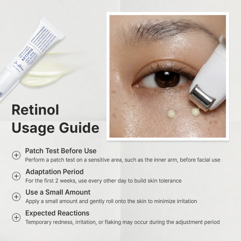 Dr. Althea Retinol Flat Iron Eye Rollern 25ml – Serum Ματιών με Ρετινόλη για Ρυτίδες & Κούραση - Dr. Althea - glowfit.gr