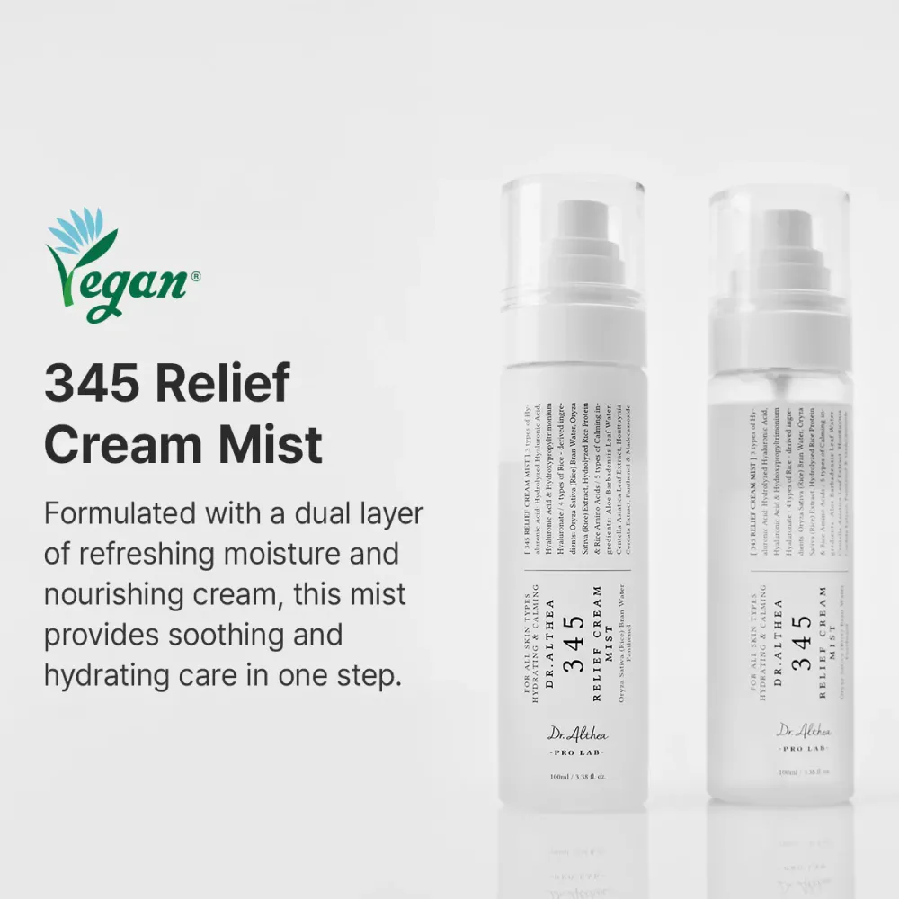 Dr. Althea 345 Relief Cream Mist 100ml– Διπλής Φάσης Ενυδατικό Mist με Centella & Υαλουρονικό - Dr. Althea - glowfit.gr Dr. Althea 345 Relief Cream Mist 100ml– Διπλής Φάσης Ενυδατικό Mist με Centella & Υαλουρονικό - Dr. Althea - glowfit.gr