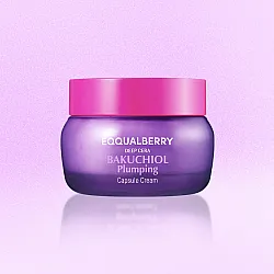 Eqqualberry Deep Cera Bakuchiol Plumping Capsule Cream 50ml - κορεάτικη αντιγηραντική κρέμα με Bakuchiol - glowfit.gr