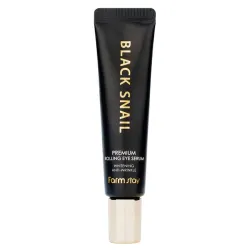 Farmstay Black Snail Premium Rolling Eye Serum 25ml – Ορός Ματιών με Roller για Ρυτίδες & Ενυδάτωση