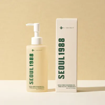 K-Secret Seoul 1988 Pine Cica 1% Cleansing Oil with Probiotics 250ml K-Secret Seoul 1988 Pine Cica 1% Cleansing Oil with Probiotics 250ml