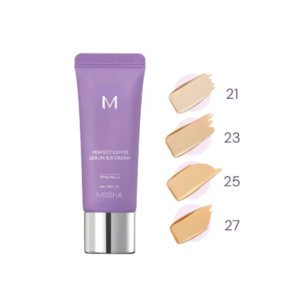 MISSHA M Perfect Cover Serum BB Cream – BB Cream με Κάλυψη & Περιποίηση -  - glowfit.gr