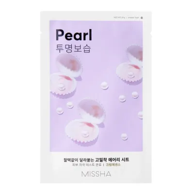 Airy Fit Sheet Mask Pearl Brightening Sheet Mask 19g Airy Fit Sheet Mask Pearl Brightening Sheet Mask 19g