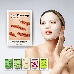 MISSHA Airy Fit Sheet Mask Red Ginseng 19g - θρεπτική μάσκα με κόκκινο ginseng - glowfit.gr
