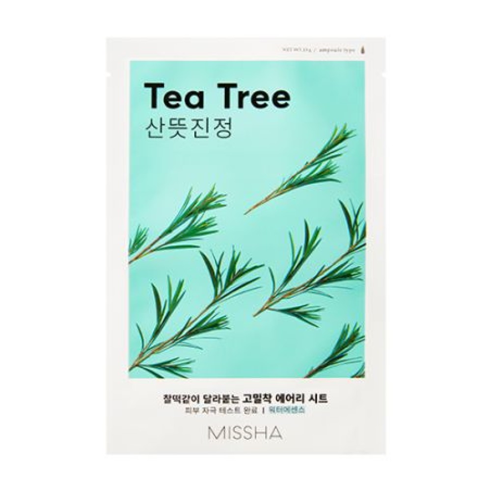 Missha Airy Fit Tea Tree Mask 19gr - MISSHA - glowfit.gr