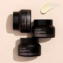 Mary & May Idebenone + Blackberry Complex Intense Care Cream 70g - αντιγηραντική κορεάτικη κρέμα - glowfit.gr