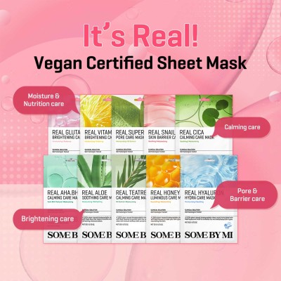 Real Glutathione Brightening Sheet Mask 20g