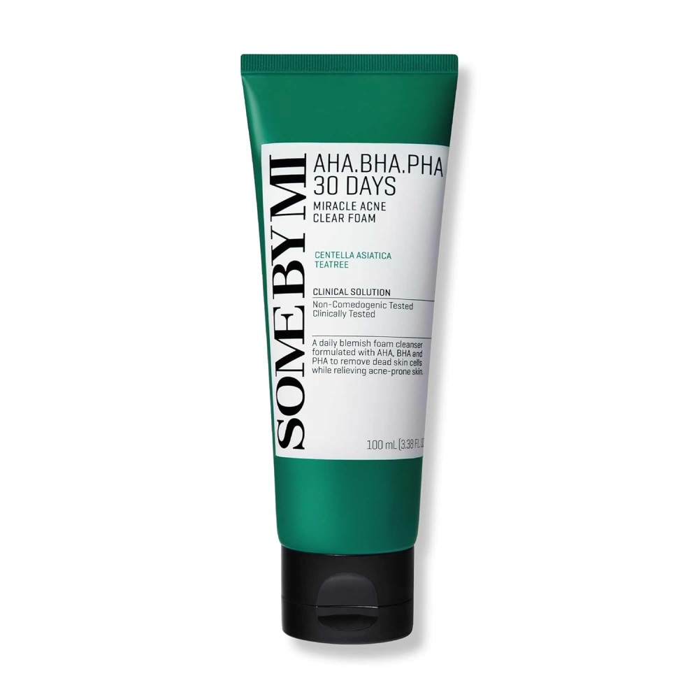 AHA BHA PHA 30 Days Miracle Foam – Αφρός Καθαρισμού για Ακμή & Εξισορρόπηση Σμήγματος 100ML - Some By Mi - glowfit.gr