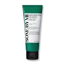 AHA BHA PHA 30 Days Miracle Foam – Αφρός Καθαρισμού για Ακμή & Εξισορρόπηση Σμήγματος 100ML - Some By Mi - glowfit.gr