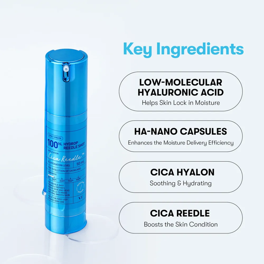 VT Hydrop Reedle Shot 100 - Εντατικός Ορός Ενυδάτωσης με Cica Reedle™ 50ml
