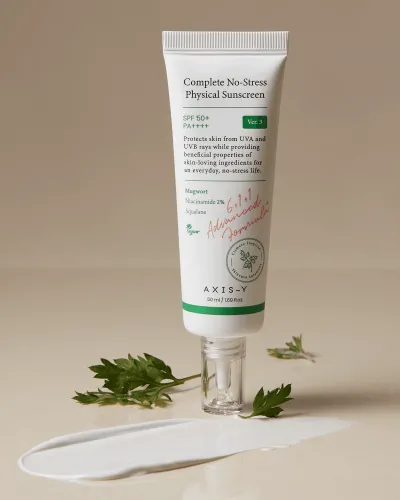 AXIS-Y Complete No-Stress Physical Sunscreen SPF50+ 50ml – Αντηλιακό για Ευαίσθητο Δέρμα
