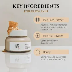Beauty of Joseon Ground Rice & Honey Glow Mask 150ml – Μάσκα Λάμψης & Καθαρισμού Πόρων -  - glowfit.gr