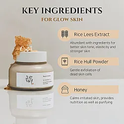 Beauty of Joseon Ground Rice & Honey Glow Mask 150ml – Μάσκα Λάμψης & Καθαρισμού Πόρων