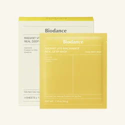 Biodance Radiant Vita Niacinamide Real Deep Mask 34g – Μάσκα λάμψης με Νιασιναμίδη & νερό ανανά για φωτεινή, λεία επιδερμίδα - Biodance - glowfit.gr