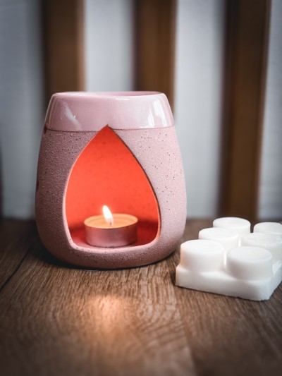 Αρωματιστής Wax Melts και Αιθέρια Ελαια Ροζ