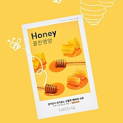 MISSHA Airy Fit Honey Sheet Mask 19g - υφασμάτινη μάσκα με μέλι - glowfit.gr
