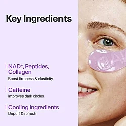 numbuzin No.9 NAD+ Collagen Under Eye Patches - αντιγηραντικά eye patches - glowfit.gr