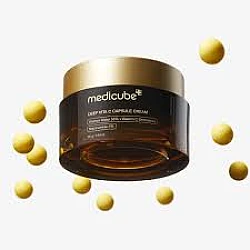 Medicube Deep Vita C Capsule Cream 55g - κορεάτικη κρέμα με βιταμίνη C για πανάδες - glowfit.gr