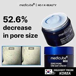 Medicube Zero Pore One-Day Cream 50ml - κρέμα για πόρους και λιπαρότητα - glowfit.gr