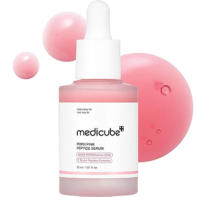PDRN Pink Peptide Glow Serum – Αντιγηραντικός Ορός με PDRN & Πεπτίδια
