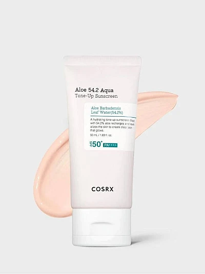 COSRX Aloe 54.2 Aqua Tone-Up Sunscreen SPF50 – Αντηλιακό με Aloe