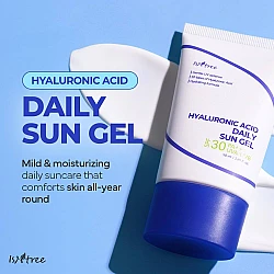 Hyaluronic Acid Watery Sun Gel spf 50+/PA++++ - Isntree - glowfit.gr