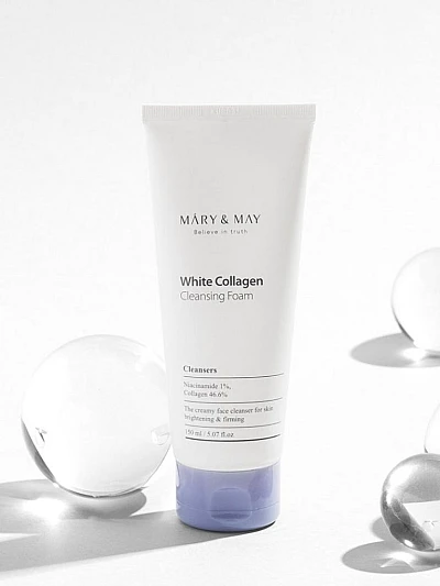 White Collagen Cleansing foam 150ml - Αφρός καθαρισμού 
