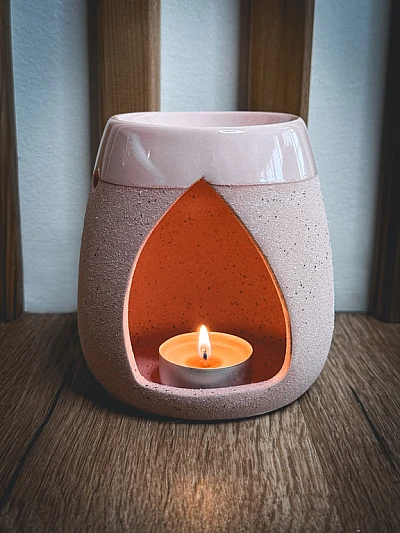 Αρωματιστής Wax Melts και Αιθέρια Ελαια Ροζ