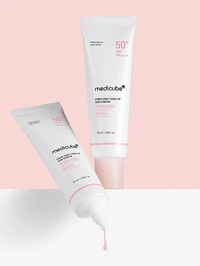 Medicube PDRN Pink Tone Up Sun Cream SPF50 50ml – Αντηλιακή με Glow Effect