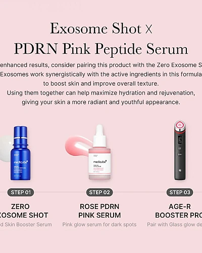PDRN Pink Peptide Glow Serum – Αντιγηραντικός Ορός με PDRN & Πεπτίδια