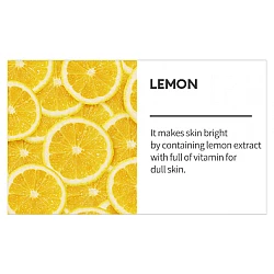 MISSHA Airy Fit Sheet Mask Lemon 19g - μάσκα λάμψης με εκχύλισμα λεμονιού - glowfit.gr